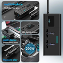 Inversor de 12 a 110v 200w 2 Tomas
