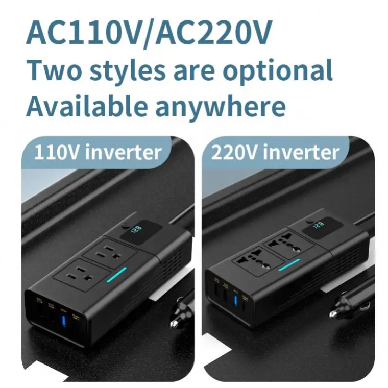 Inversor de 12 a 110v 200w 2 Tomas