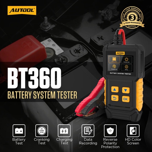Probador de Baterias Autool BT360 · imagen 1