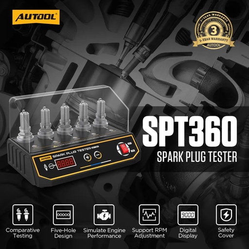 Probador de Bujías Autool SPT360 / 5 bujías · imagen 1