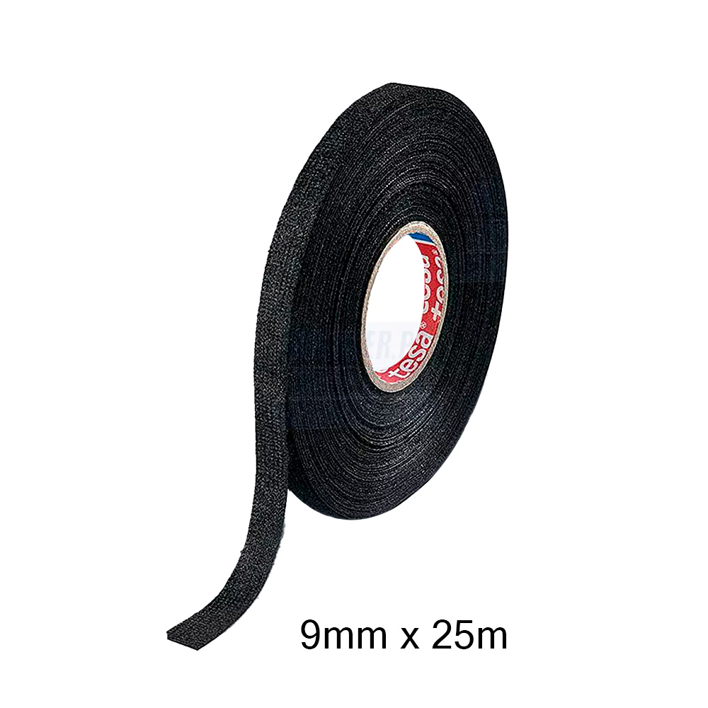 [516089mm] Cinta de Tela Ignífuga Para Ramales 9mm x 25m TESA