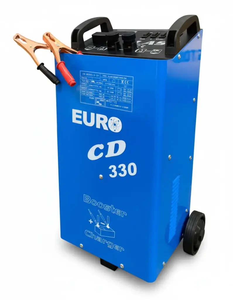 Cargador de batería con arrancador CD330, 12V/35A y 24V/35A, Euro.