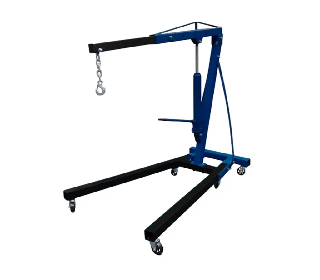 Grúa o pluma para motores, 2 ton plegable, Roccia.