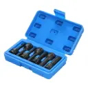 Juego de dados spline de impacto, 8 pzs.
