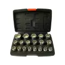 Juego de dados spline de 1/2", 19 pzs, 8-32mm, Uyustools.