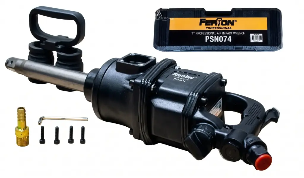 [PSN074] Pistola de impacto neumática, de 1" y 2400N.M, Ferton.
