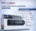 Inversor 5000W 12v a 120v onda pura, Q7-Lumina. 
