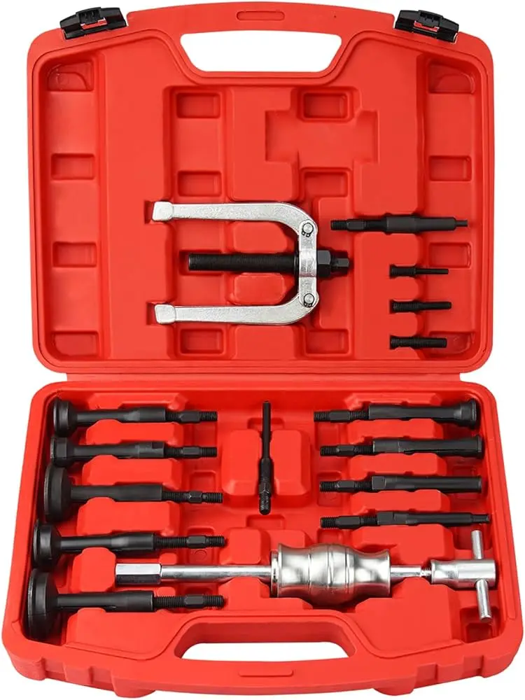 Extractor o botador de rodamientos o rolineras internas, 16 pzs. 