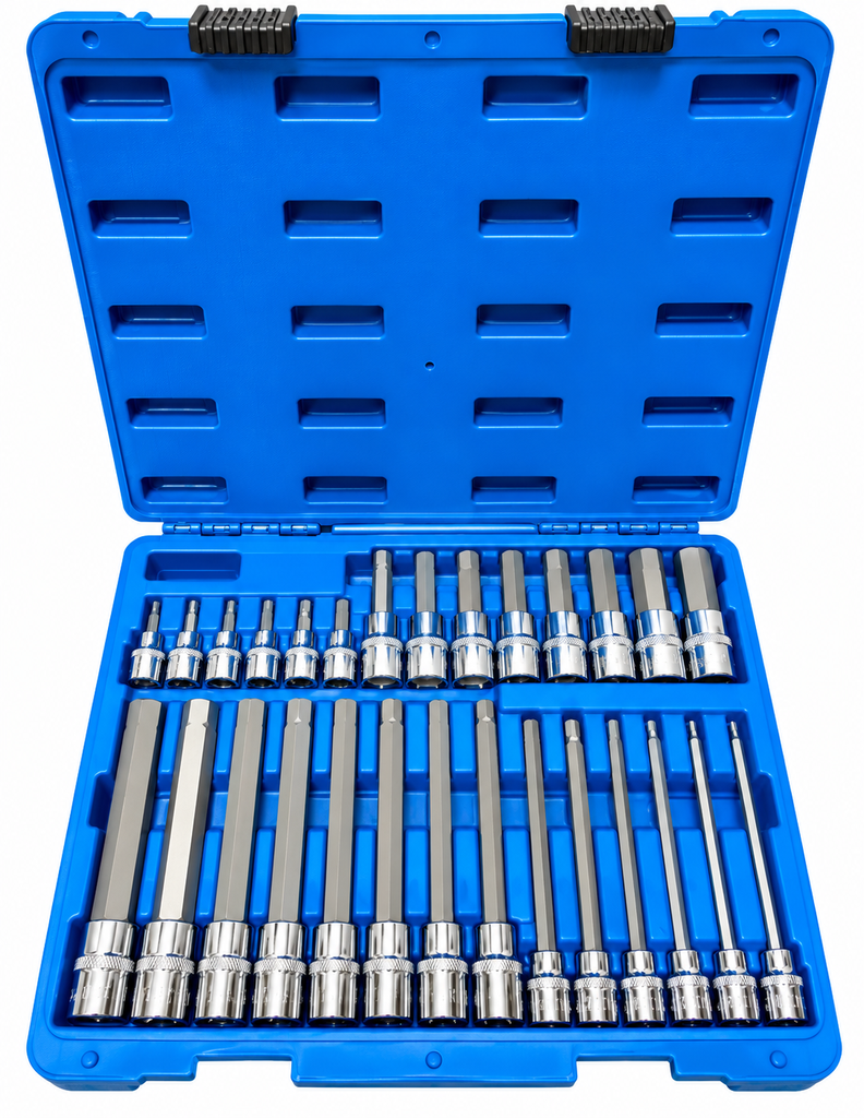 Juego de dados allen largos, 28 pzs.
