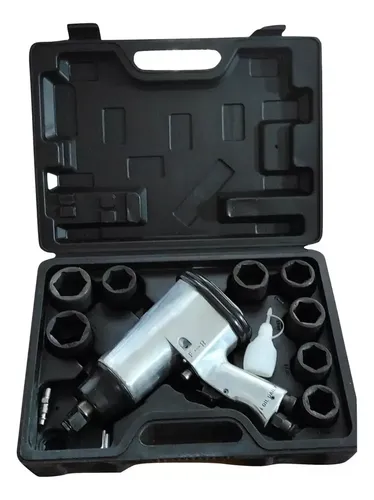 [DT08-HY834] Pistola de impacto de 3/4'', neumática, 14 pzs.