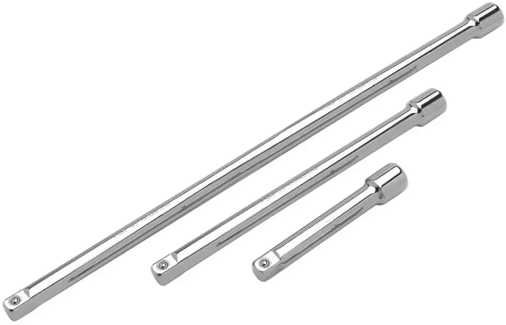 Set de extensión de ratchet, 3 pzs, 3/8''.
