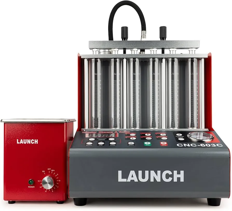 [CNC603C] Launch CNC603C 6 Cilindros Máquina limpieza de Inyectores y Banco de Prueba