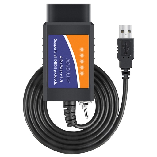 [327U] ELM327 USB MS-CAN: interfaz de diagnóstico OBD2 para PC