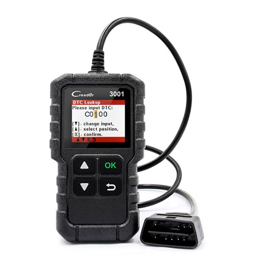 Launch Creader 3001: lector OBD2 de códigos de falla del motor
