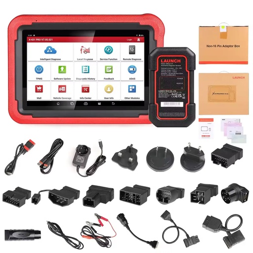 [PROS5] Launch X-431 PROS 5.0: escáner automotriz profesional multimarca con cables OBD1 | Todos los sistemas | Bidireccional