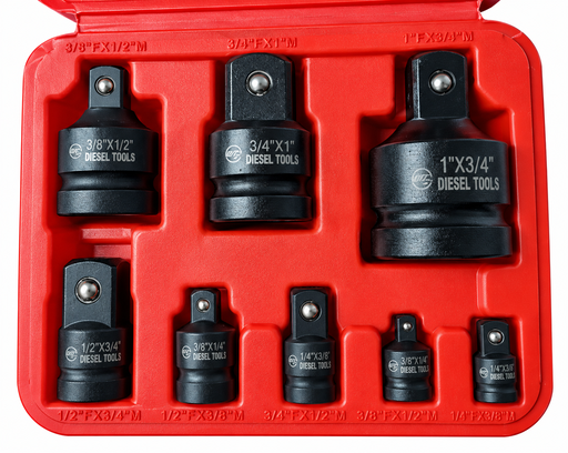 [DT02-IALX008] Juego de adaptadores de impacto DT02-IALX008 de 8 piezas