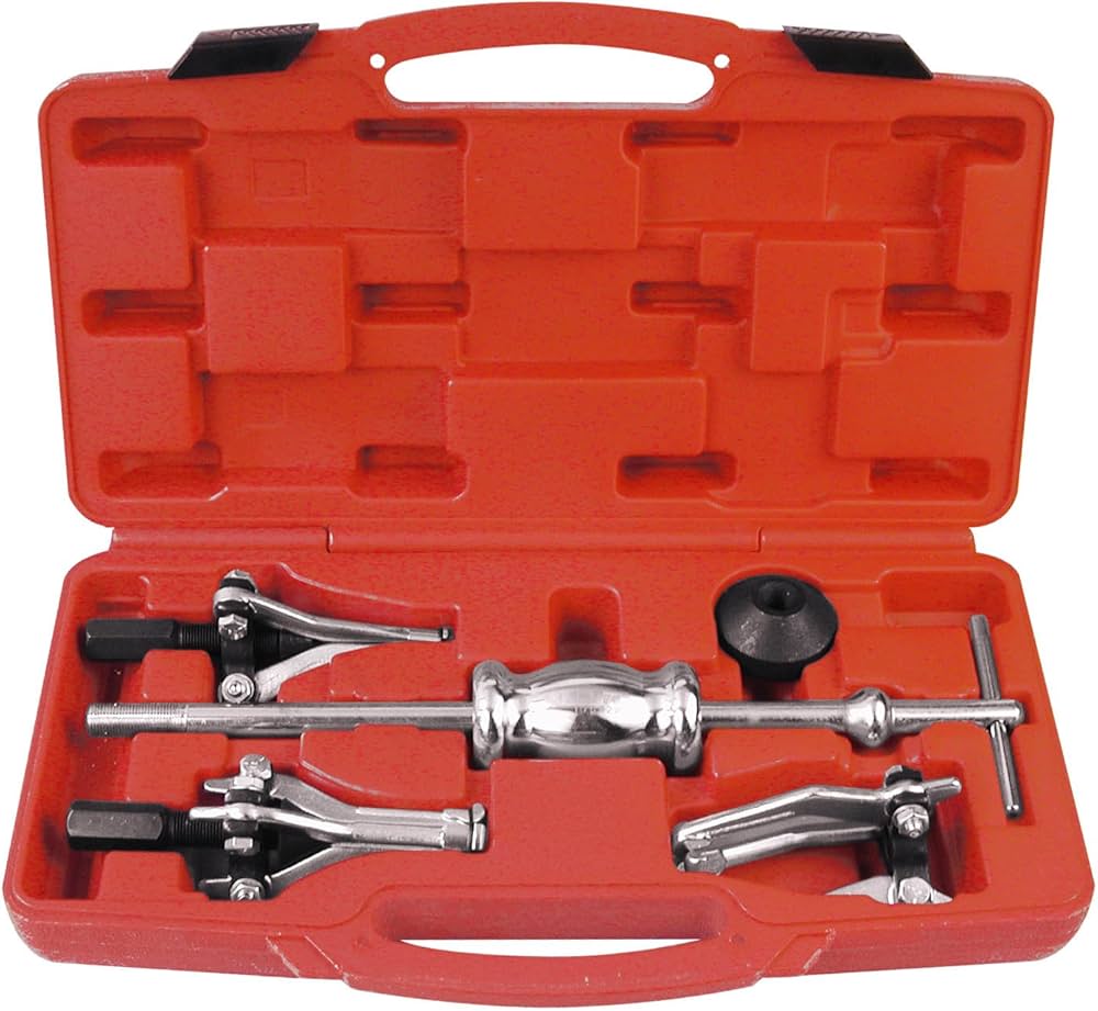 EXTRACTOR DE POLEAS Y RODAMIENTOS CON BOTADOR