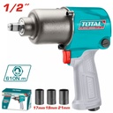Pistola de impacto neumática de 610 NM, Total Tools.