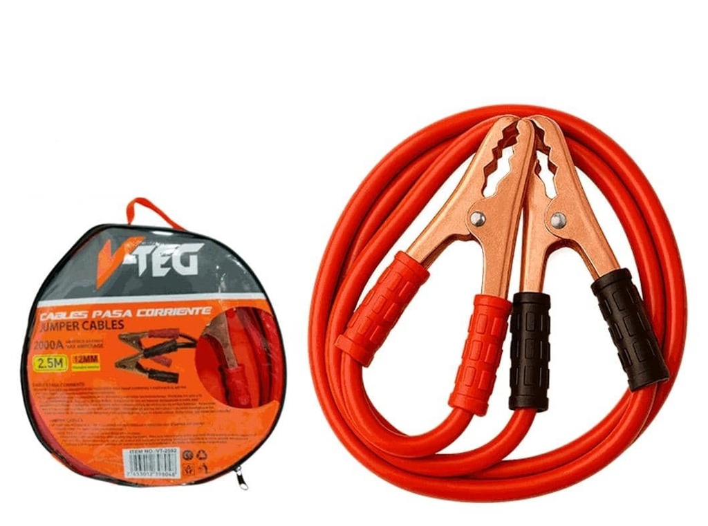 Cable auxiliar de 2000A 2.5m calibre 12mm