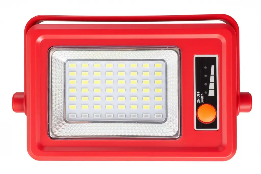 Lampara LED solar recargable 50W, RUN.