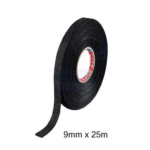 [516089mm] Cinta de Tela Ignífuga Para Ramales 9mm x 25m TESA