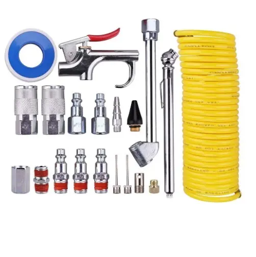 [Q7-08-PAK08] Juego de accesorios para compresor de aire 20 pzs, Q7