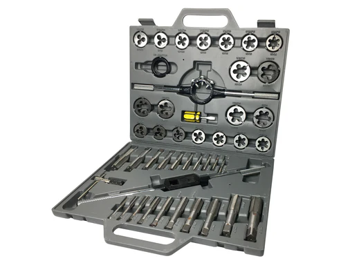 [DT05-TD045] Set de tarrajas y machos, milimétrico, 6-24mm, 45 pzs.