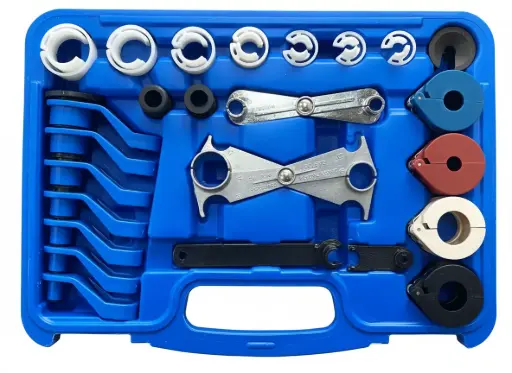 [DT15-QB9078] Kit de desconexión de líneas de combustible y aire acondicionado, 26 pzs.