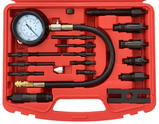 [DT14-CPTU15B] Medidor de compresión o compresímetro para motores diésel.