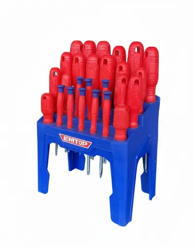 [ESST2601] Juego de destornilladores, 26 pzs EMTOP.