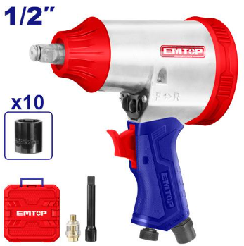 [EATL123201] Pistola de impacto neumática de 312 NM, EMTOP