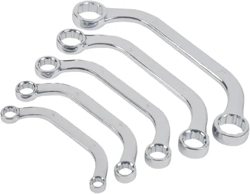 [DT02-5U036] Juego de llave de estrella tipo 'U', 8 a 22mm, 5 pzs.