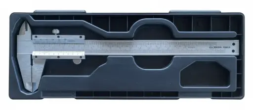 [DT070181] Vernier de acero de 150 mm en estuche.